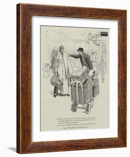 From Phil May's Winter Annual-null-Framed Giclee Print