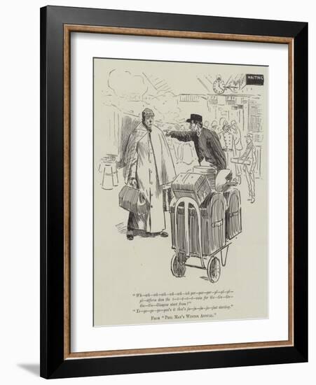 From Phil May's Winter Annual-null-Framed Giclee Print