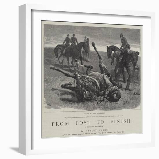 From Post to Finish, a Racing Romance-John Charlton-Framed Giclee Print