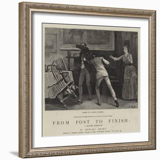 From Post to Finish, a Racing Romance-Arthur Hopkins-Framed Giclee Print