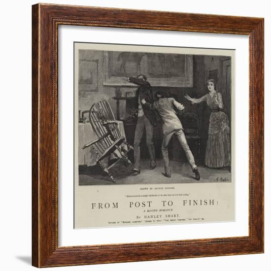 From Post to Finish, a Racing Romance-Arthur Hopkins-Framed Giclee Print