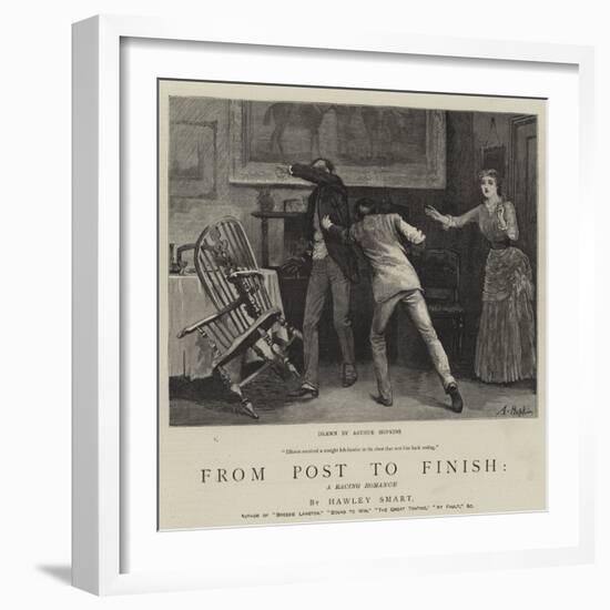 From Post to Finish, a Racing Romance-Arthur Hopkins-Framed Giclee Print