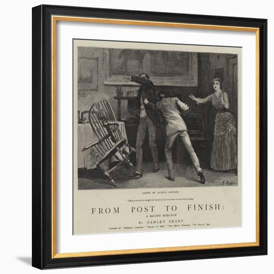 From Post to Finish, a Racing Romance-Arthur Hopkins-Framed Giclee Print