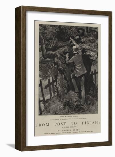 From Post to Finish, a Racing Romance-Arthur Hopkins-Framed Giclee Print