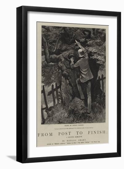 From Post to Finish, a Racing Romance-Arthur Hopkins-Framed Giclee Print