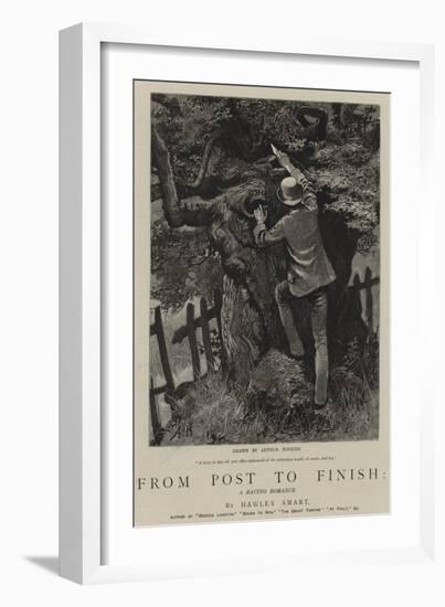 From Post to Finish, a Racing Romance-Arthur Hopkins-Framed Giclee Print