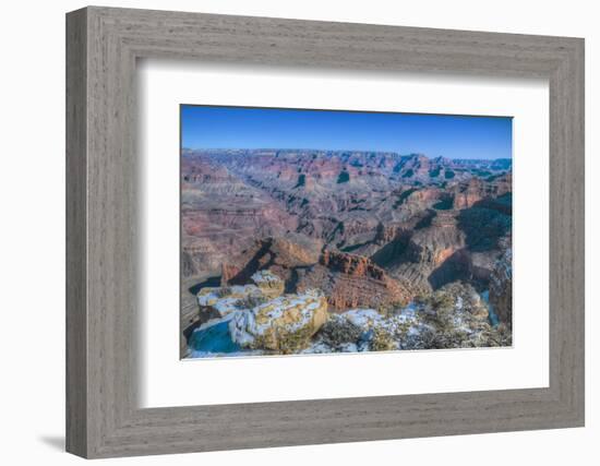 From Powell Point, South Rim, Grand Canyon National Park, UNESCO World Heritage Site, Arizona, Unit-Richard Maschmeyer-Framed Photographic Print