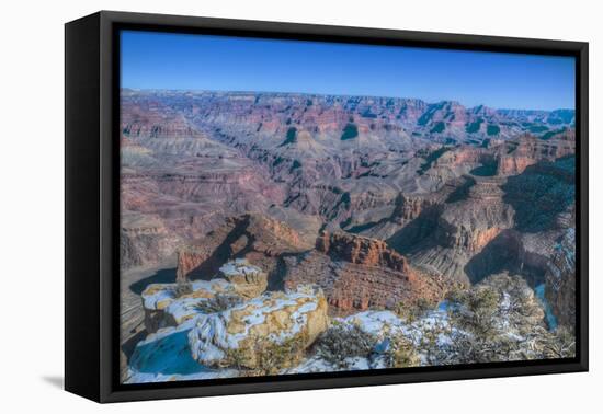 From Powell Point, South Rim, Grand Canyon National Park, UNESCO World Heritage Site, Arizona, Unit-Richard Maschmeyer-Framed Premier Image Canvas