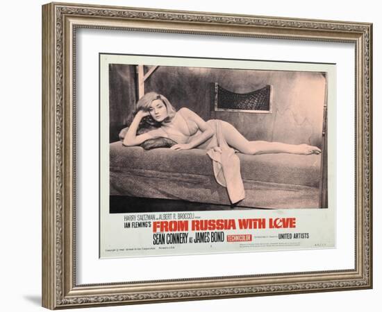 From Russia with Love, Daniela Bianchi, 1963-null-Framed Art Print