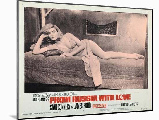 From Russia with Love, Daniela Bianchi, 1963-null-Mounted Art Print