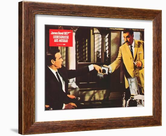 From Russia With Love, German Movie Poster, 1964-null-Framed Art Print