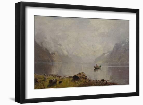 From Sognefjorden-Hans Andreas Dahl-Framed Giclee Print