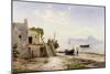 From Sorrento, Towards Capri, 1889-Peder Mork Monsted-Mounted Giclee Print