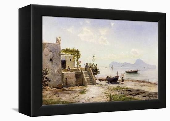 From Sorrento, Towards Capri-Peder Mork Monsted-Framed Premier Image Canvas