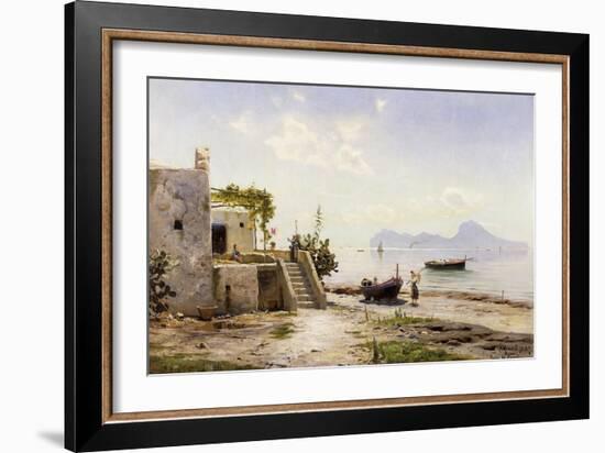 From Sorrento, Towards Capri-Peder Mork Monsted-Framed Giclee Print