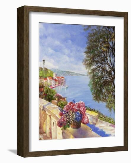 From the Balcony-Li Bo-Framed Giclee Print