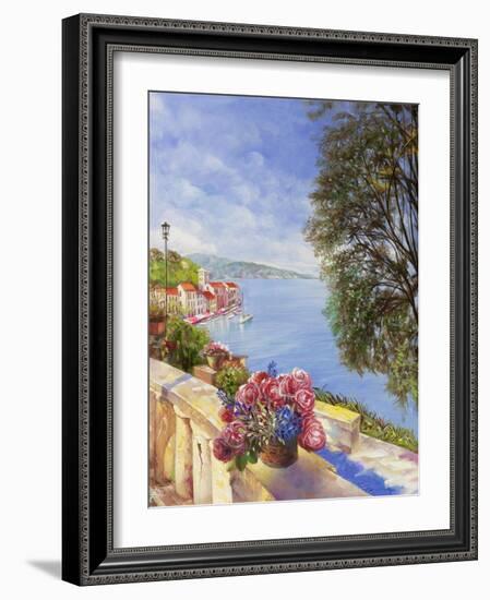 From the Balcony-Li Bo-Framed Giclee Print