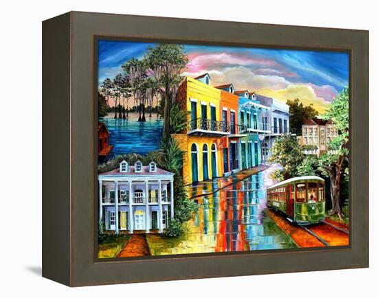 From the Bayou to the Big Easy-Diane Millsap-Framed Stretched Canvas