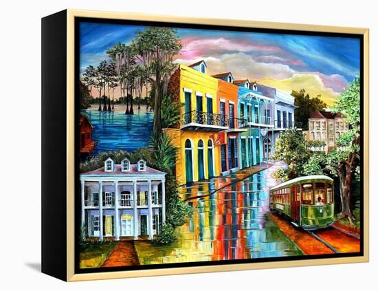 From the Bayou to the Big Easy-Diane Millsap-Framed Stretched Canvas