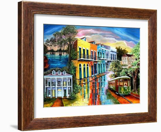 From the Bayou to the Big Easy-Diane Millsap-Framed Art Print