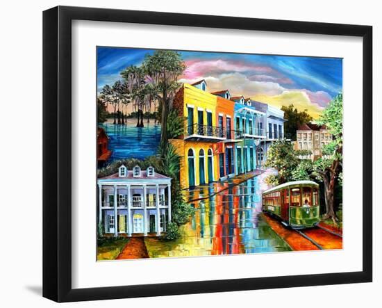 From the Bayou to the Big Easy-Diane Millsap-Framed Art Print