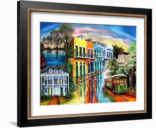 From the Bayou to the Big Easy-Diane Millsap-Framed Art Print