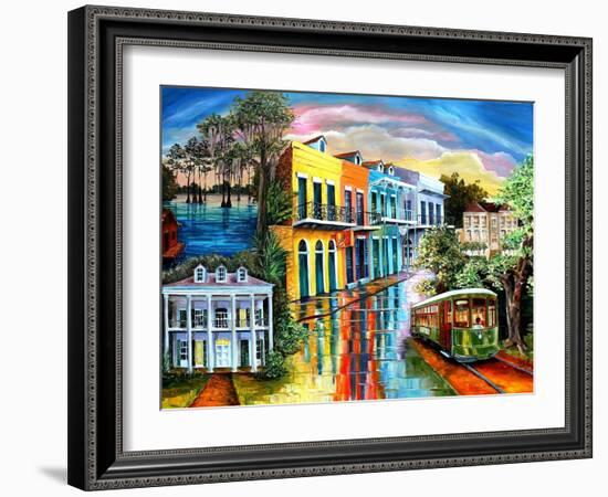 From the Bayou to the Big Easy-Diane Millsap-Framed Art Print