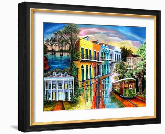 From the Bayou to the Big Easy-Diane Millsap-Framed Art Print