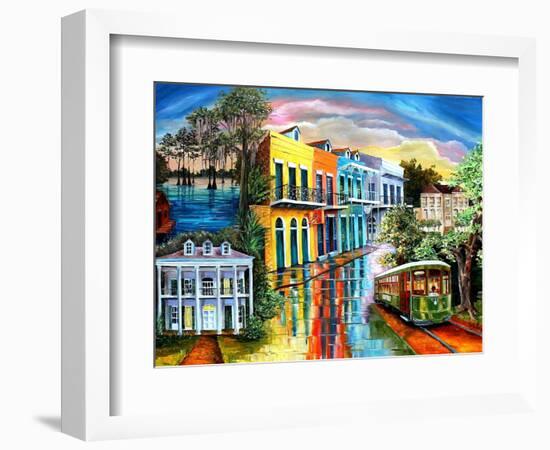 From the Bayou to the Big Easy-Diane Millsap-Framed Art Print