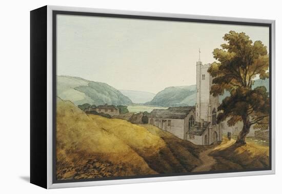 From the Churchyard at Dulverton, Somerset, 1800-John White Abbott-Framed Premier Image Canvas