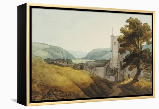 From the Churchyard at Dulverton, Somerset, 1800-John White Abbott-Framed Premier Image Canvas