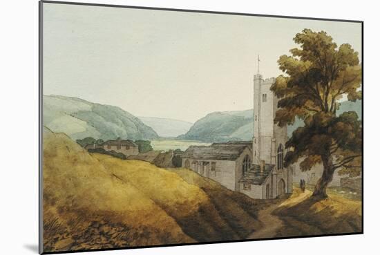 From the Churchyard at Dulverton, Somerset, 1800-John White Abbott-Mounted Giclee Print