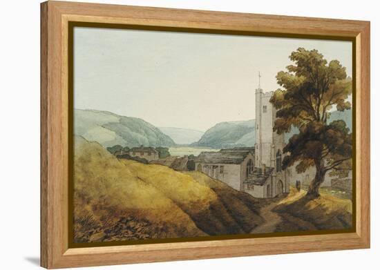 From the Churchyard at Dulverton, Somerset, 1800-John White Abbott-Framed Premier Image Canvas