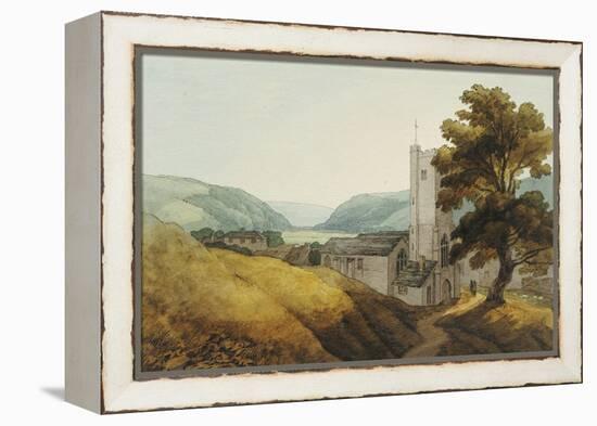 From the Churchyard at Dulverton, Somerset, 1800-John White Abbott-Framed Premier Image Canvas