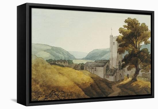 From the Churchyard at Dulverton, Somerset, 1800-John White Abbott-Framed Premier Image Canvas