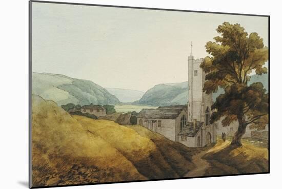 From the Churchyard at Dulverton, Somerset, 1800-John White Abbott-Mounted Giclee Print