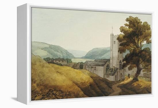 From the Churchyard at Dulverton, Somerset, 1800-John White Abbott-Framed Premier Image Canvas