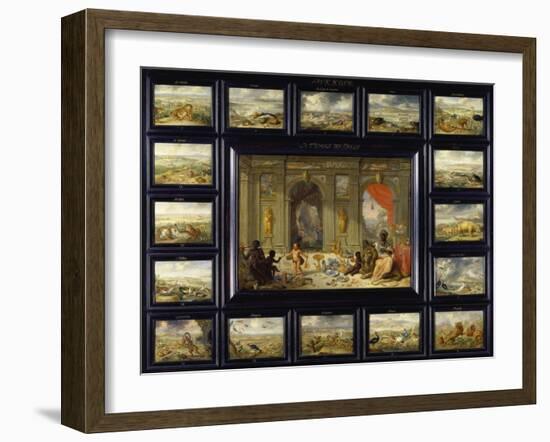 From the Cycle of the Four Continents: Africa-Jan van Kessel-Framed Giclee Print