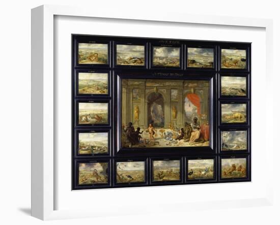 From the Cycle of the Four Continents: Africa-Jan van Kessel-Framed Giclee Print