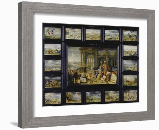 From the Cycle of the Four Continents: Asia-Jan van Kessel-Framed Giclee Print