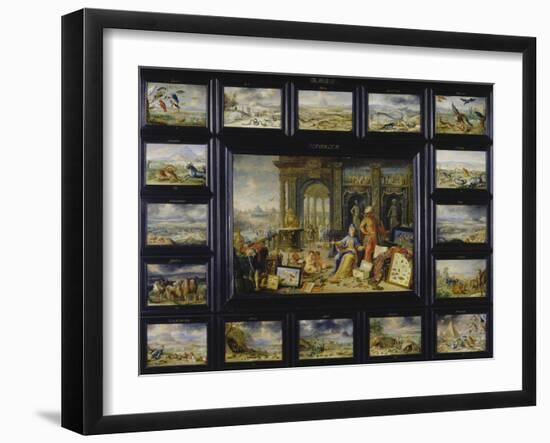 From the Cycle of the Four Continents: Asia-Jan van Kessel-Framed Giclee Print