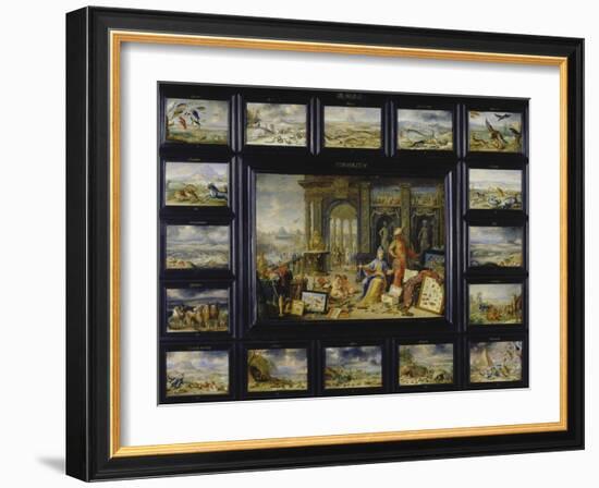 From the Cycle of the Four Continents: Asia-Jan van Kessel-Framed Giclee Print