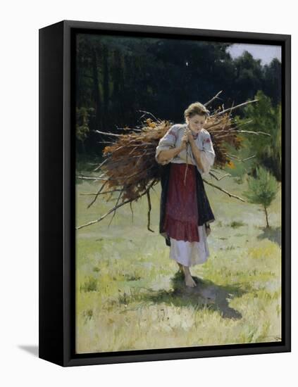 From the Forest, 1900-Nikolai Kornilovich Pimonenko-Framed Premier Image Canvas