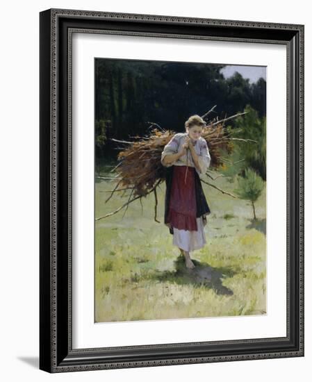 From the Forest, 1900-Nikolai Kornilovich Pimonenko-Framed Giclee Print