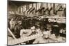 From the German Side: Making War Bread in a Field-Bakery of Von Hindenburg's Army-German photographer-Mounted Giclee Print