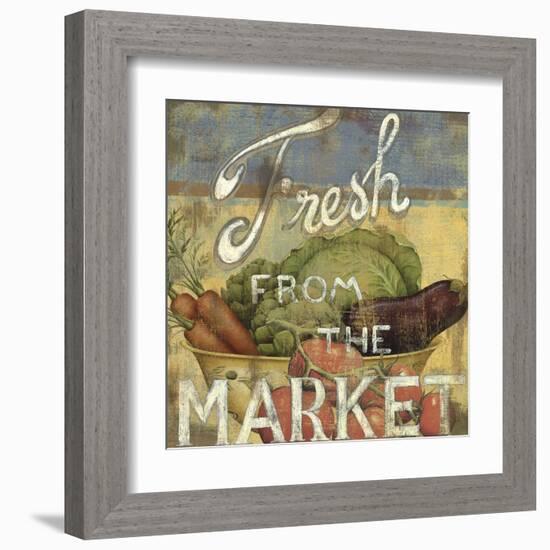 From the Market IV-Daphné B-Framed Art Print