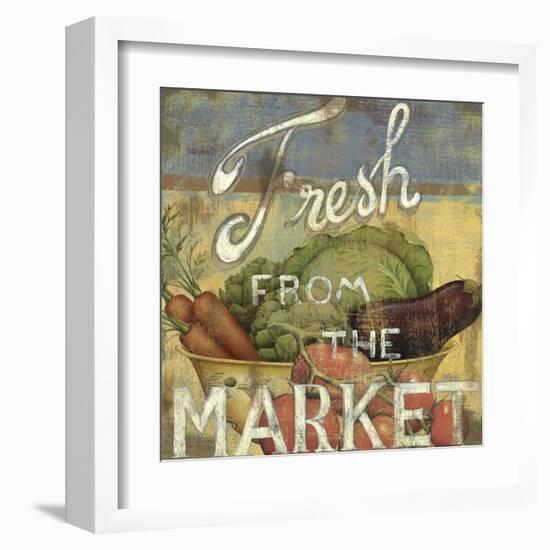 From the Market IV-Daphné B-Framed Art Print