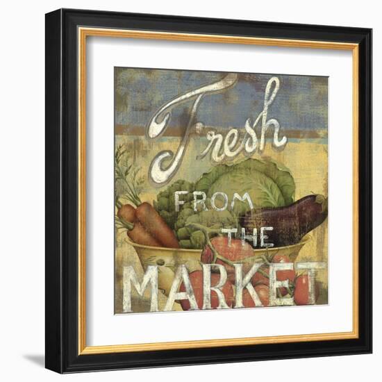 From the Market IV-Daphné B-Framed Art Print