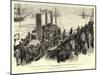 From the Old World to the New, Irish Emigrants Coming on Board at Queenstown-William Lionel Wyllie-Mounted Giclee Print