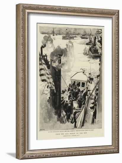 From the Old World to the New-William Lionel Wyllie-Framed Giclee Print